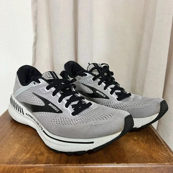 Brooks Adrenaline GTS 22 1103661D012 Alloy Gray Running Shoes Mens 8 Medium - Picture 2 of 12
